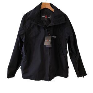 Vintage Sports Afield Jacket Womens Sz L Zip Inner Pockets Lined Hooded Judy NWT